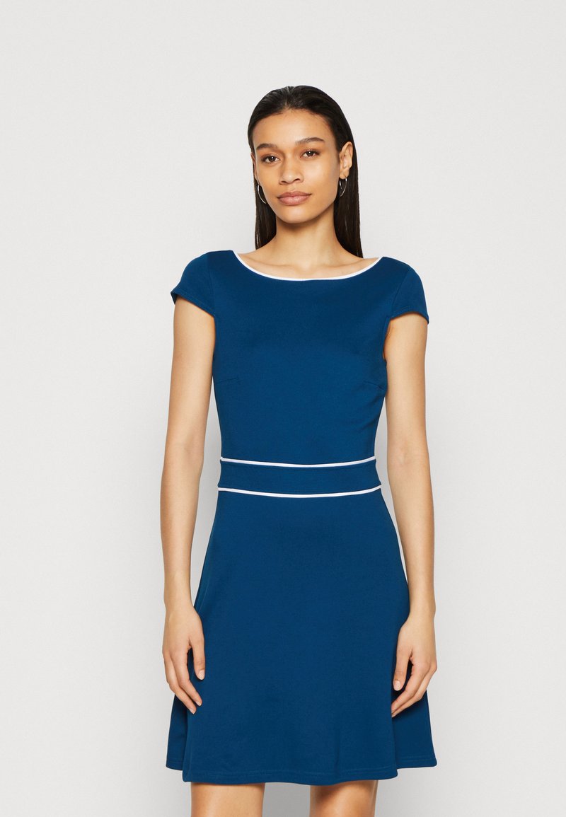 Anna Field Jersey dress blue/white/blue Zalando.co.uk