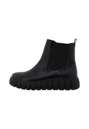 TOM TAILOR STIEFEL - Bottines à plateau - black