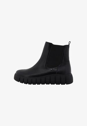 TOM TAILOR, STIEFEL - Stivaletti con plateau - black