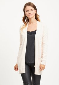 VILA VIRIL OPEN  - Chaqueta de punto - nude