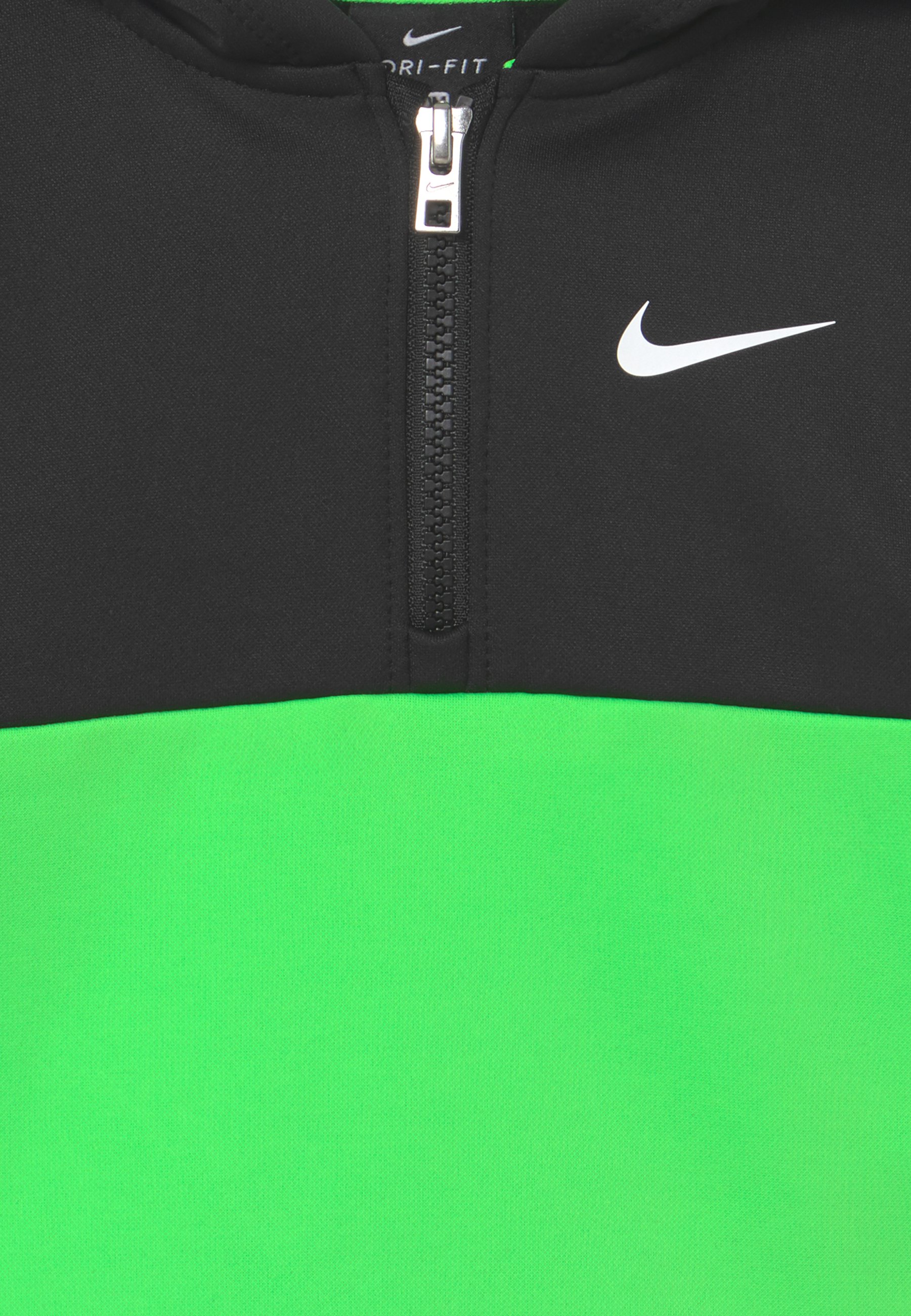 Nike Sportswear THERMA HALF ZIP SET UNISEX - Chándal - black/green  strike/negro - Zalando.es