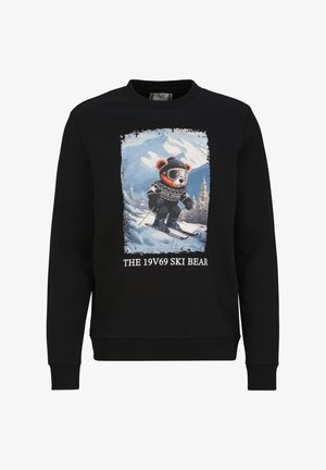 19V69 Italia, 19V69 ITALIA SWEATSHIRT NICO WINTERSPORTS 2 - Sweatshirt - black