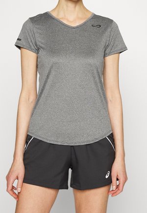 T-Shirt print - metallic grey