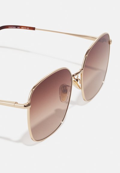CHLOÉ Zonnebril - gold-coloured/brown
