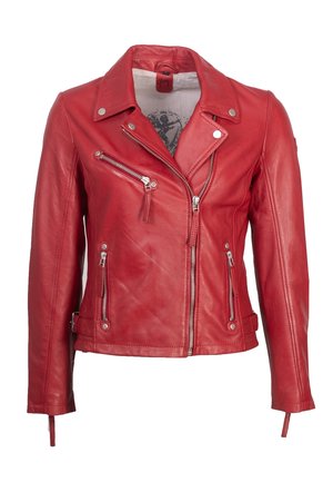 Leren jas - red