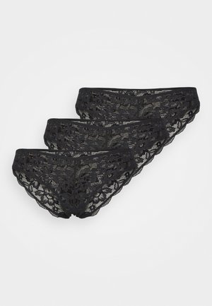 MYLA 3 PACK - Slip - black