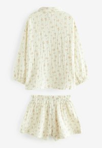Next BUTTON THROUGH SET - Yöasusetti - neutral floral print