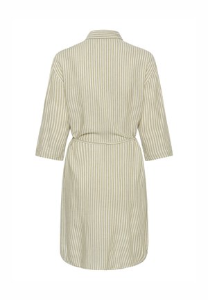 Kaffe, KAMILIA SHORT - Tričkové šaty - chinchilla chalk stripe