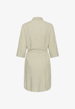 Kaffe, KAMILIA SHORT - Tričkové šaty - chinchilla chalk stripe
