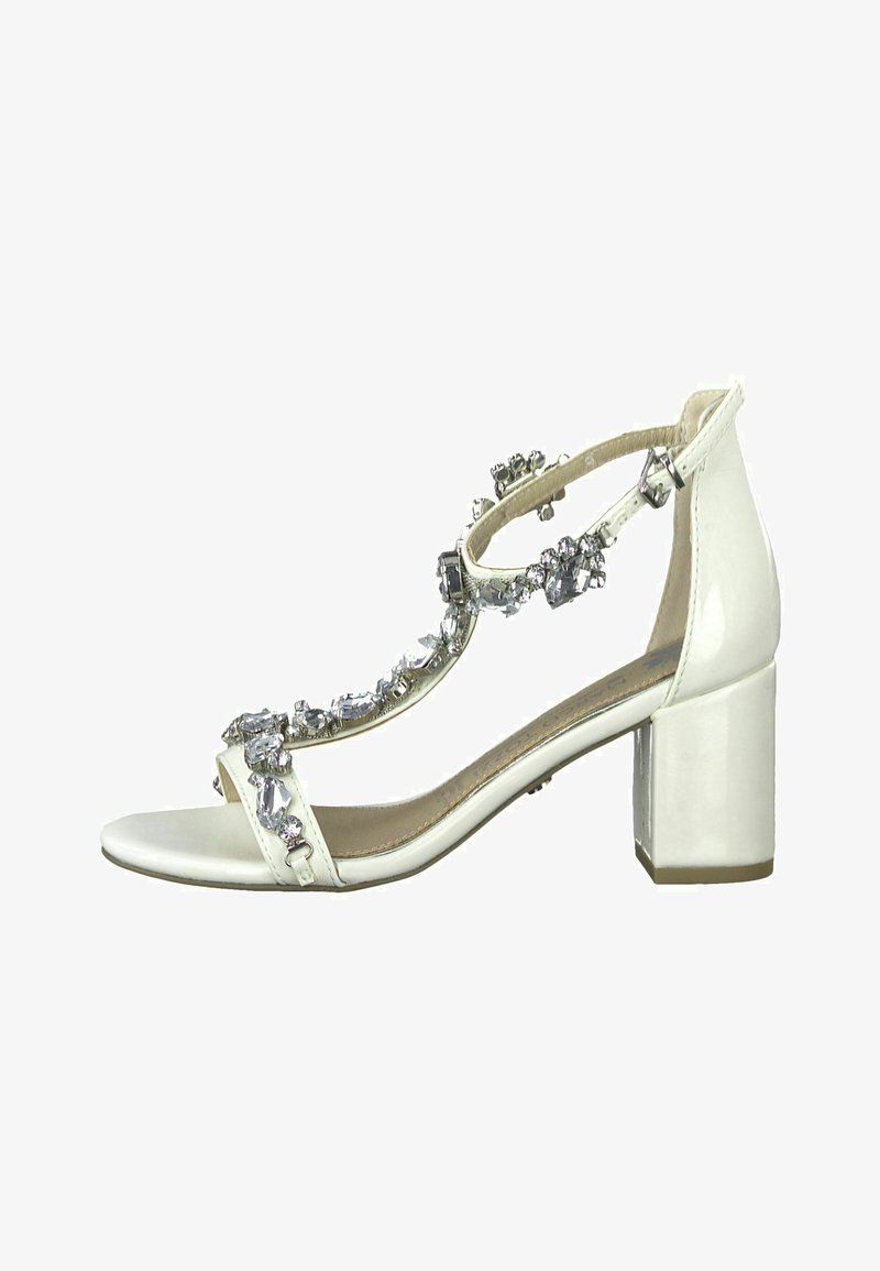 Marco Tozzi BY GUIDO MARIA KRETSCHMER - Riemensandalette - ivory patent