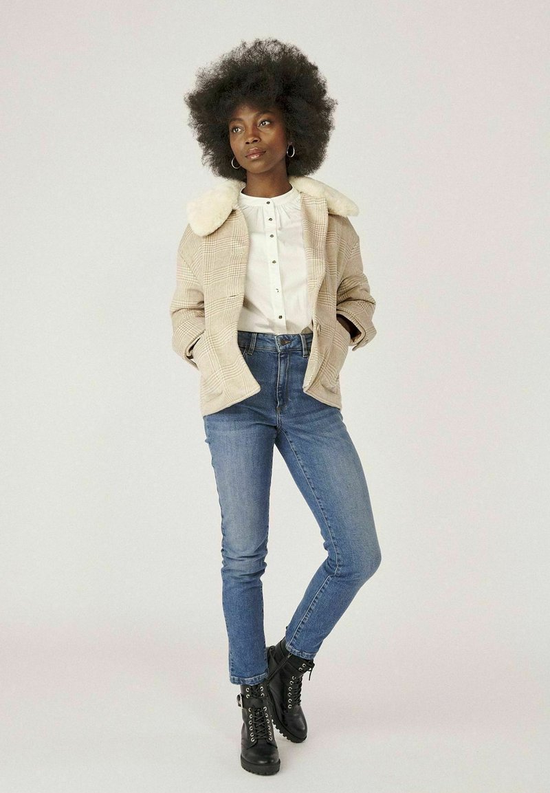NAF NAF Veste d'hiver beige