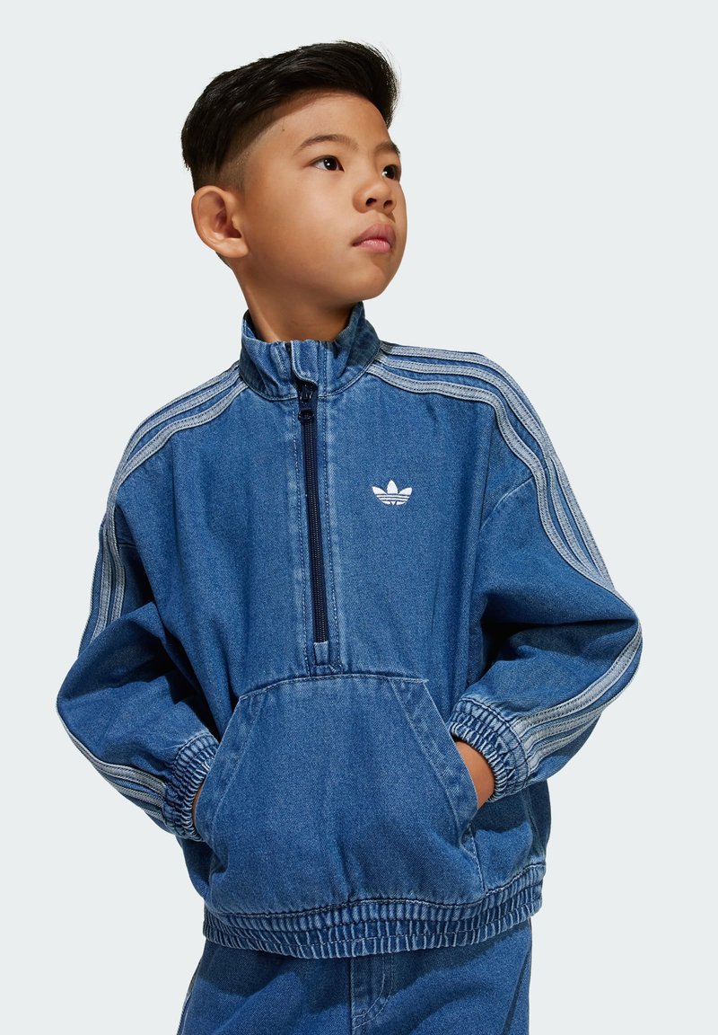 adidas Originals DENIM KIDS Pantaloni sportivi medium blue
