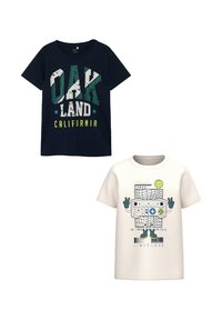 Unselected, weiß dunkelblau