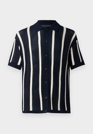 Tommy Hilfiger VERTICAL STRIPE OPEN SHIRT - Chemise - ivory petal/desert sky