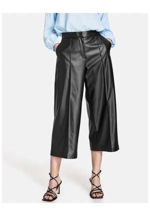 VERKÜRZT CULOTTE - Trousers - silver quartz melange
