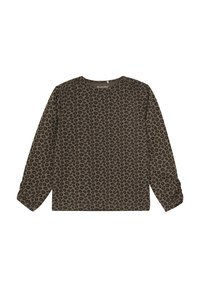 Minymo LONG SLEEVES ALL OVER PRINT - T-shirt med print - chocolate chip