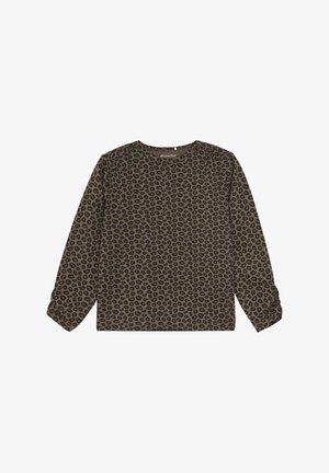 Minymo LONG SLEEVES ALL OVER PRINT - T-shirt print - chocolate chip