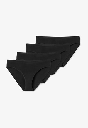 Schiesser 4-PACK - Slip - schwarz