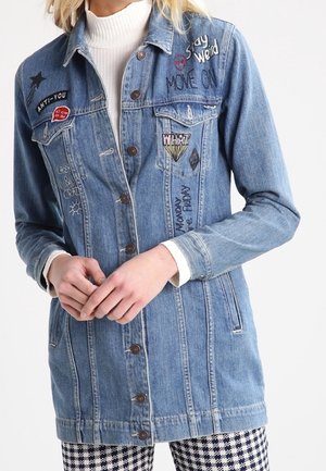 Jeansjacka - destroyed denim