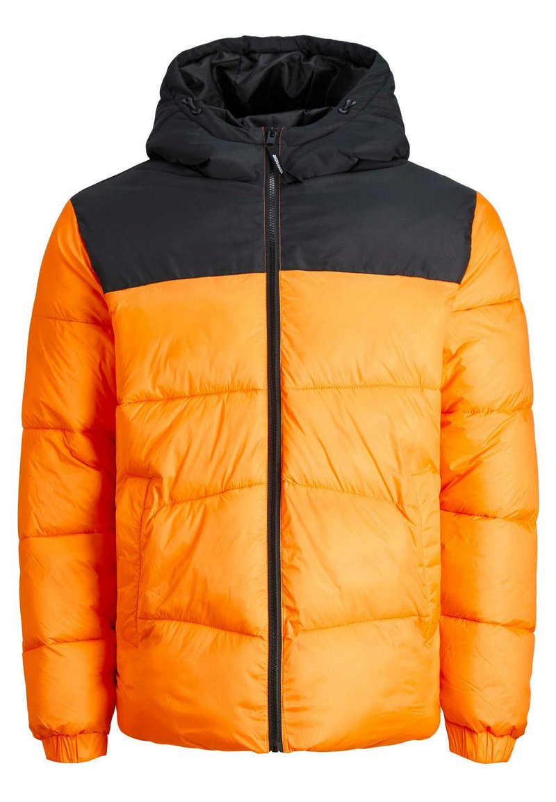 Jack & Jones CHILI PUFFER HOOD Winterjas orange/oranje Zalando.nl
