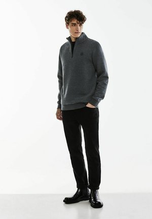 Street One MEN TROYER MIT STRUKTUR - Sweater - grau