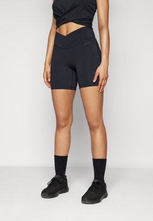 STUDIO CROSS SHORTS - Leggings - black beauty