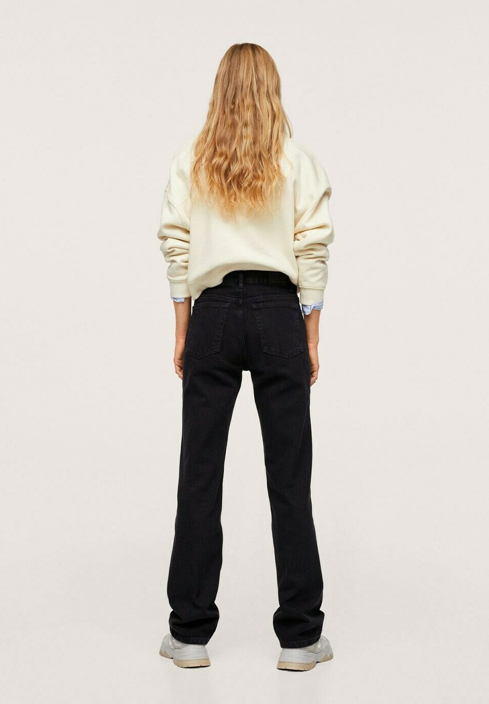 Mango GALA - Straight leg jeans - black 