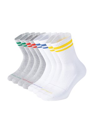 2 STRIPES - Socken - mix white yellow blue  grey green red