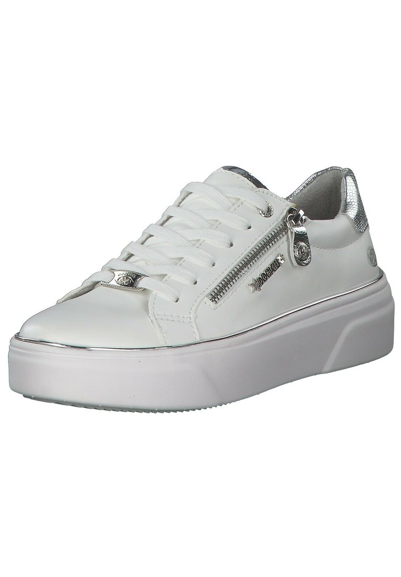 Damen Sneaker low | Dockers by Gerli Sneaker low weiss-silber/weiß - JR18025 Damen Sneaker low | Dockers by Gerli Sneaker low weiss-silber/weiß - JR18025