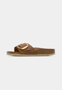 MADRID BIG BUCKLE - Riemensandalette - cognac