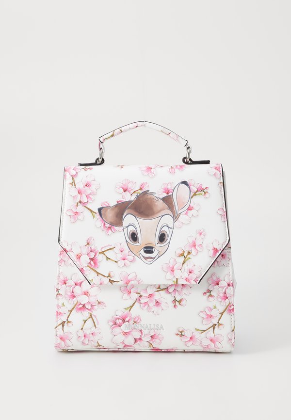ZAINO STAMPATO SPALMATO UNISEX - Tagesrucksack - bianco