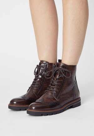 Marco Tozzi Schnürstiefelette - mocca