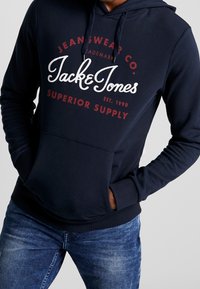 Jack & Jones Jersey con capucha - dark blue