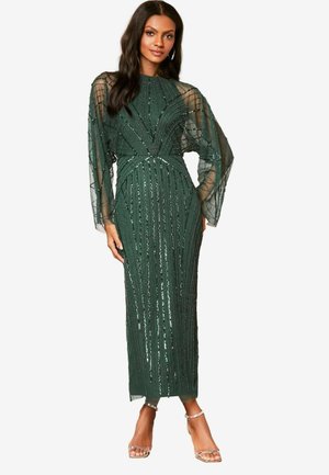 Lipsy HAND EMBELLISHED SLEEVE - Ballkleid - green