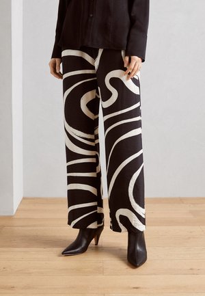 b.young BYIbine - Trousers - black mix