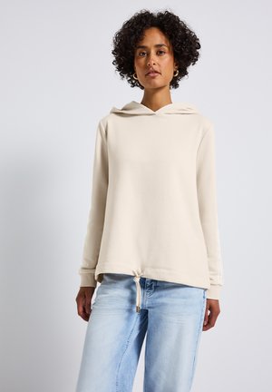 MIT GALLONSTREIFEN - Sweatshirt - beige