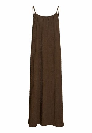 VILA, MAXIKLEID VILINDAU TRÄGER - Robe longue - slate black