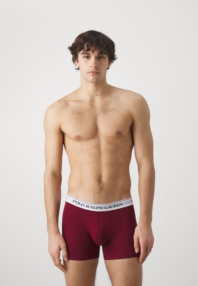 Polo Ralph Lauren 3 PACK - Trumpikės - rich ruby/wine heather/red carpet
