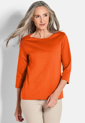 BASIC AUS INTERLOCK - Longsleeve - terracotta