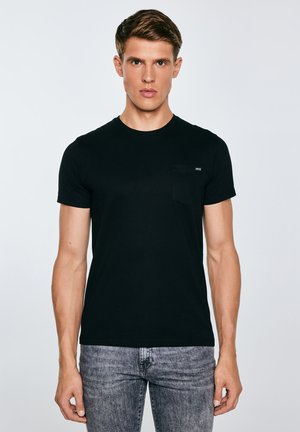 CARBON - T-shirt basic - schwarz