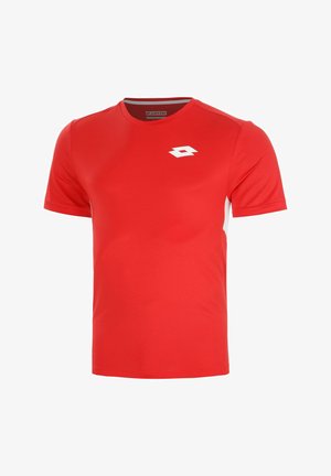 Lotto, T-SHIRT SQUADRA IV TEE - T-Shirt print - poinsettia red