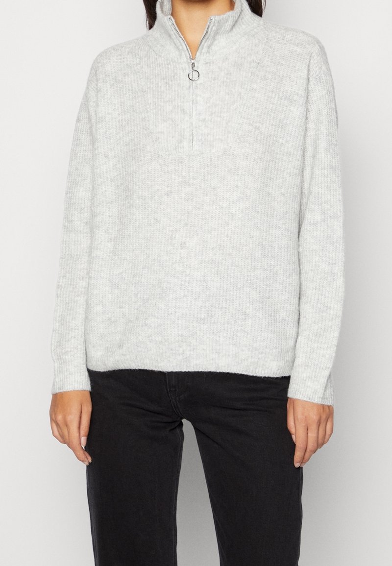 Vero Moda Stickad tröja - grey denim