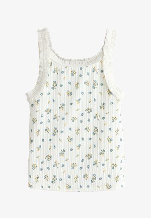 Next, Top - ecru ditsy floral