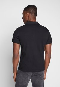 TOM TAILOR WITH CONTRAST - Polo - black