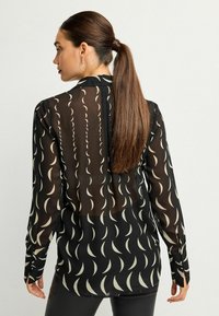 Next LONG SLEEVE SHEER - Skjortebluser - monochrome moon print