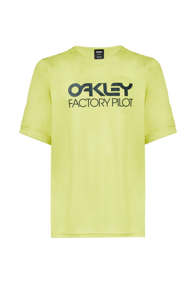 Oakley T-shirt print neongeel