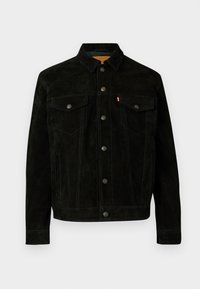 HIGHLAND TRUCKER - Giacca di pelle - dark blue