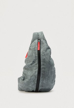 ZIP SLING BAG UNISEX - Schoudertas - blue denim