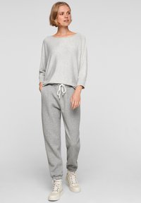 QS MIT FLEDERMAUSÄRMELN - Pullover - grey melange