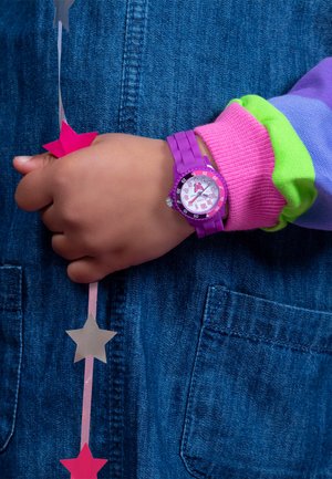 Tikkers TIME TEACHER - Orologio - dark purple